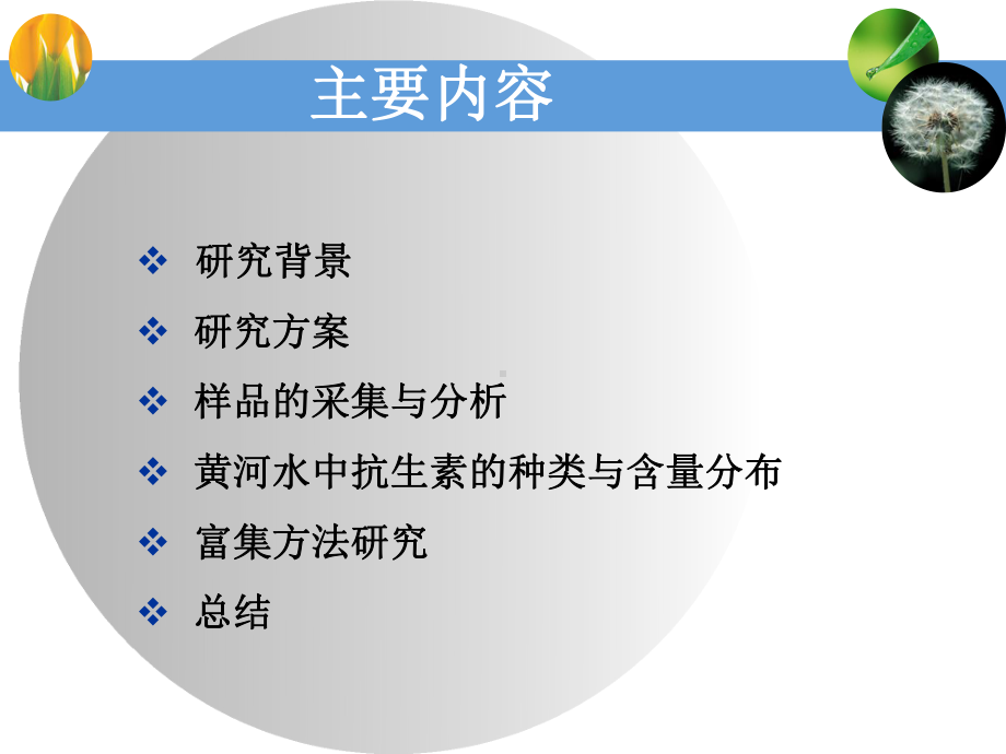 黄河水中抗生素的存在及其环境意义课件.pptx_第1页