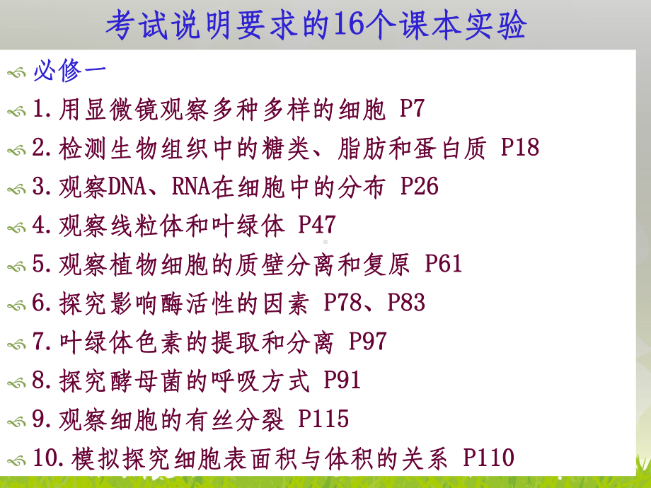 高中生物实验专题复习(全部实验)课件.ppt_第2页