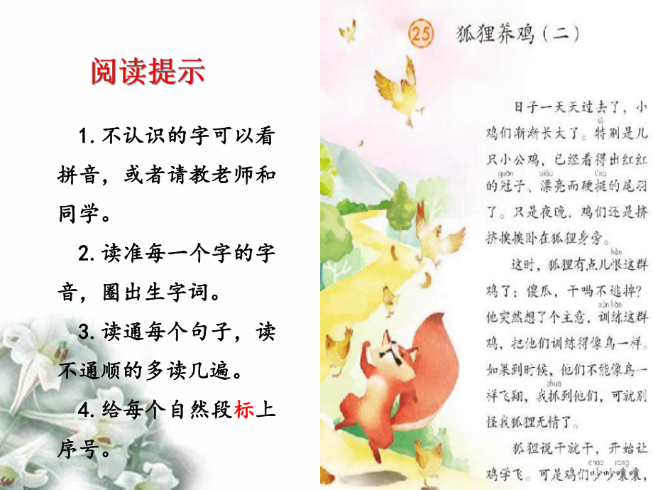 部编版二年级语文上册《25狐狸养鸡(二)》课件(最新).ppt_第3页