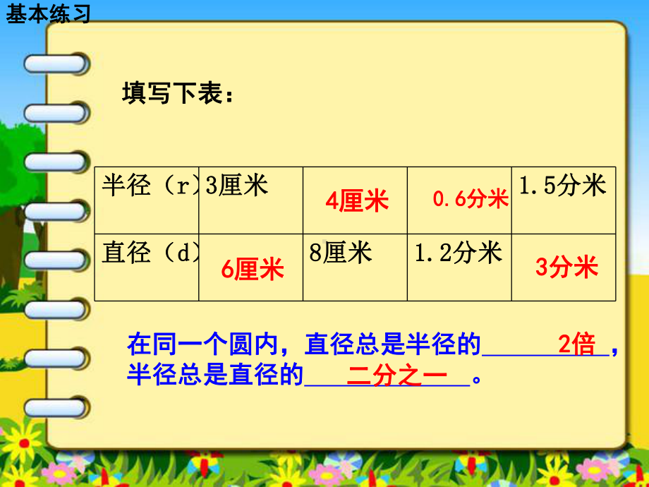 圆的认识练习课课件.ppt_第2页