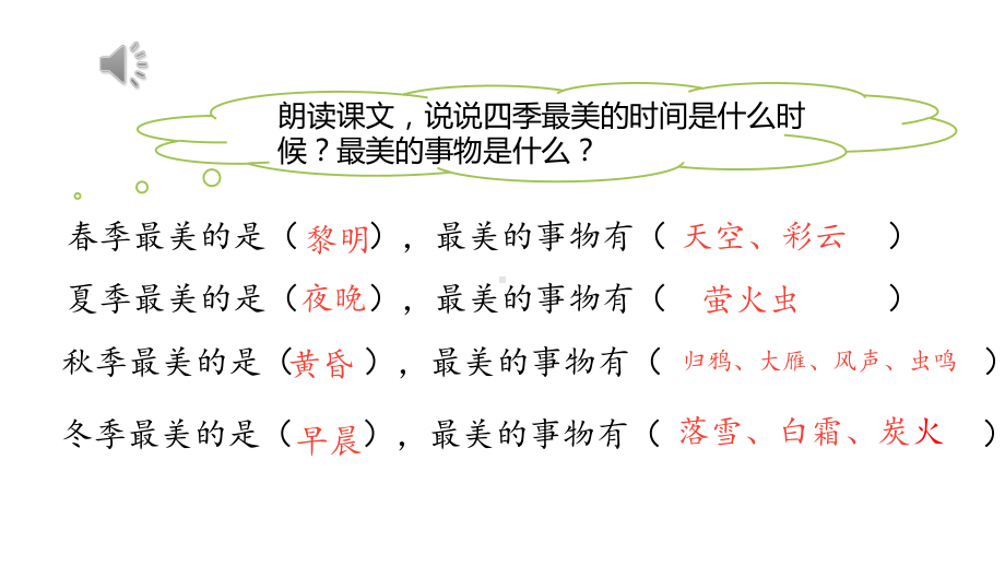 部编版语文五年级(上)第7单元《四季之美》课时2课件.pptx_第3页