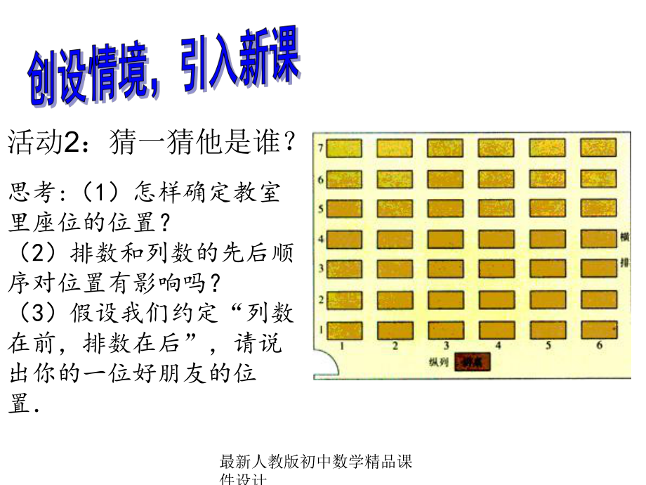 最新人教版初中数学七年级下册-711-有序数对课件-3.ppt_第3页