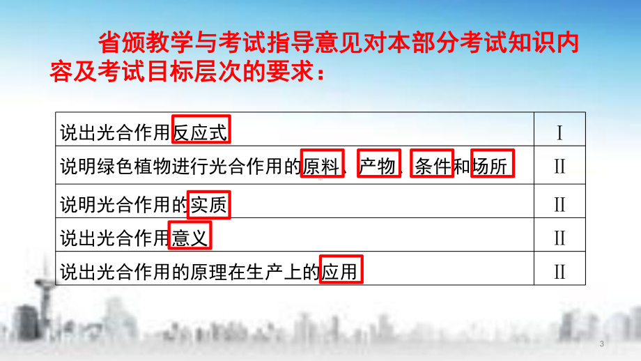 北师大版初中生物七上专题复习《绿色植物的光合作用》课件.pptx_第3页