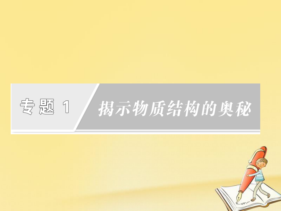 高中化学苏教版选修3课件：专题1揭示物质结构的奥秘.ppt_第2页