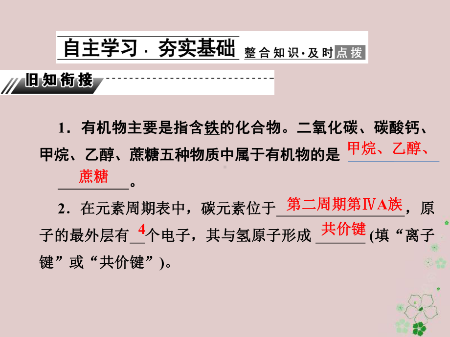 高中化学第三章有机化合物311甲烷的性质课件新人教版必修2.ppt_第2页