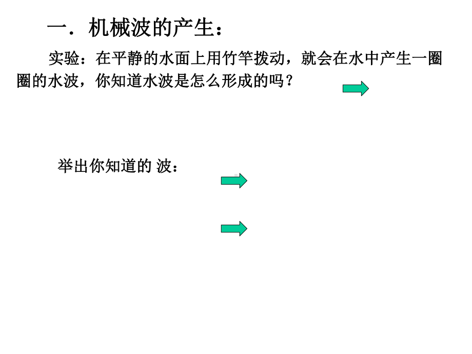 高一物理下《第一篇机械运动第四章周期运动D机械波的产生》17沪科课标版课件-一等奖.ppt_第2页