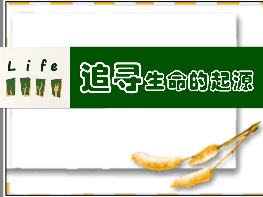 高中历史必修三《专题七近代以来科学技术的辉煌二追寻生命的起源》323人民版课件.ppt_第2页