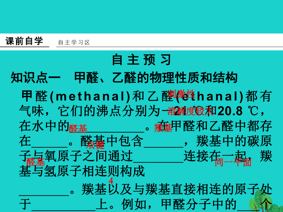 高中化学-专题4-烃的衍生物-4幻灯片参考-醛的性质和应用课件-苏教版选修5.ppt_第3页