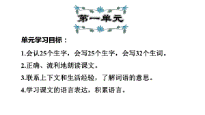 2021-2022年部编版三年级上册小学语文期末复习课件(按单元复习)PPT.ppt