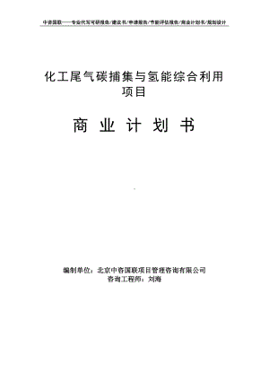 化工尾气碳捕集与氢能综合利用项目商业计划书写作模板-融资招商.doc