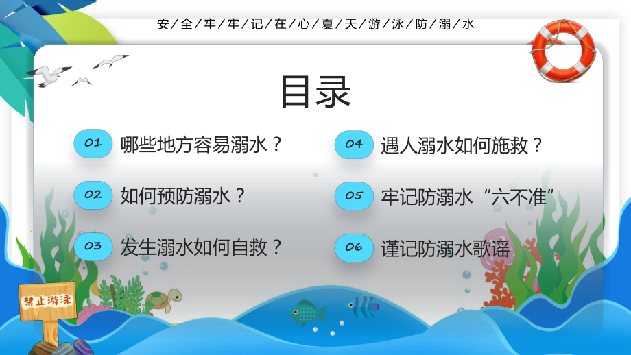 蓝色卡通风预防溺水六不准科目（ppt）课件.pptx_第3页