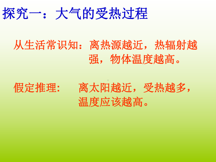 2.1对流层大气的受热过程和保温作用ppt课件 -2023新人教版（2019）《高中地理》必修第一册.ppt_第1页