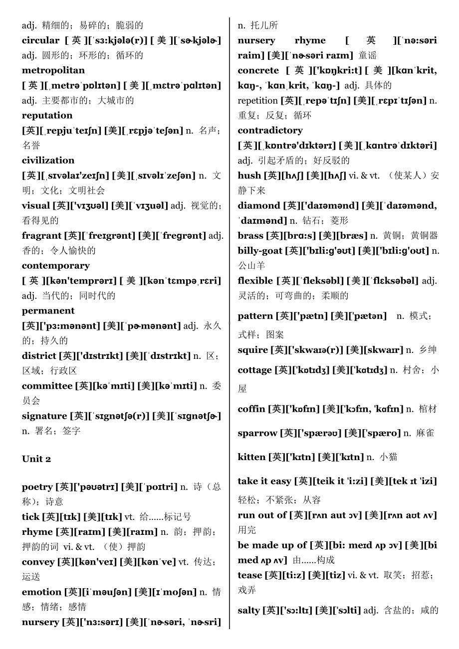 (完整版)人教版高中英语选修六单词表(有音标).doc_第3页