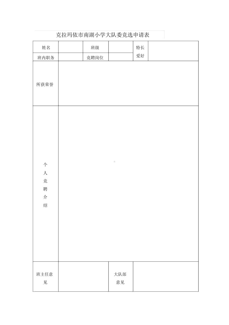 (一)大队委竞选方案.docx_第1页