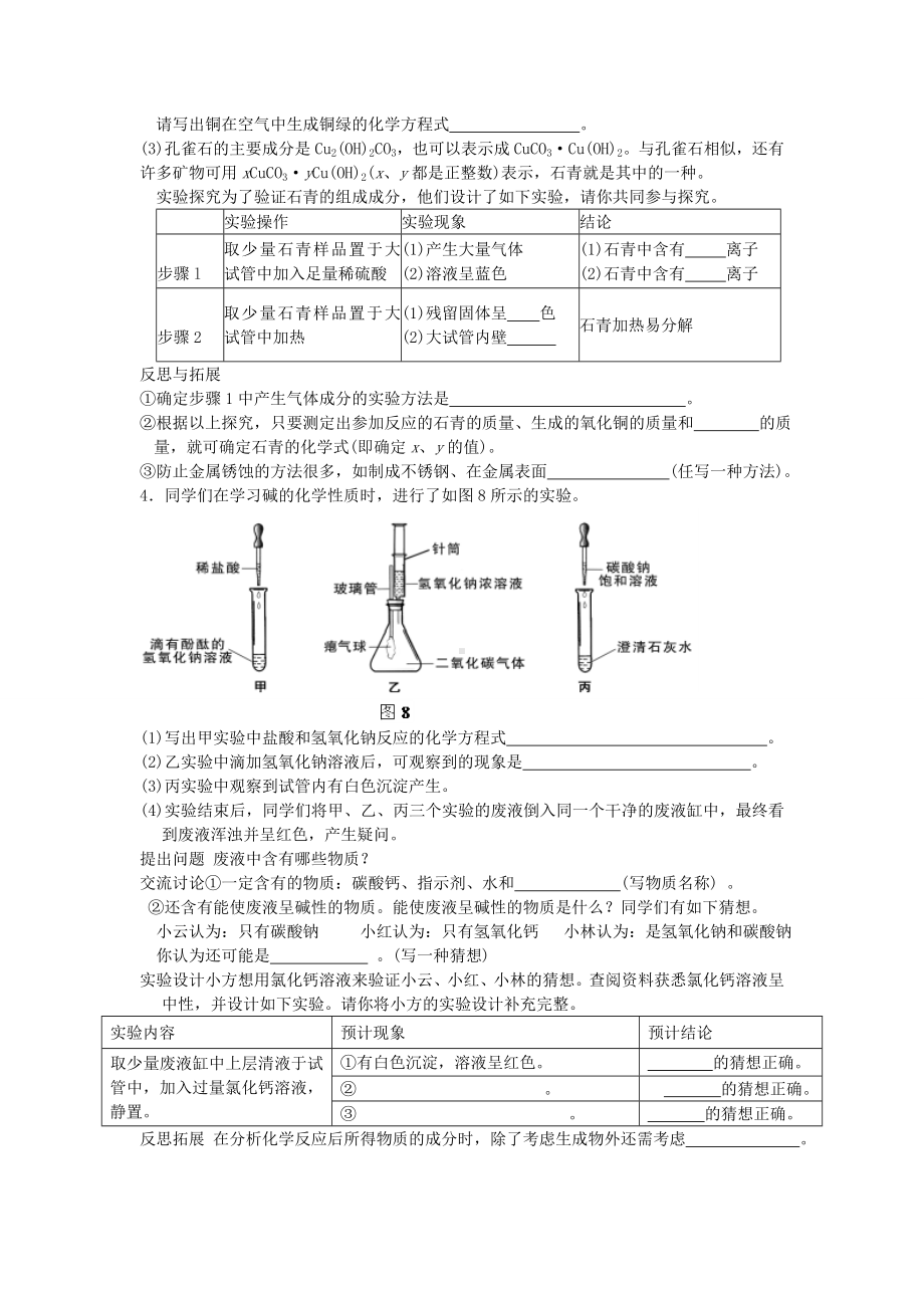 (完整版)初中化学实验大全及答案.doc_第2页