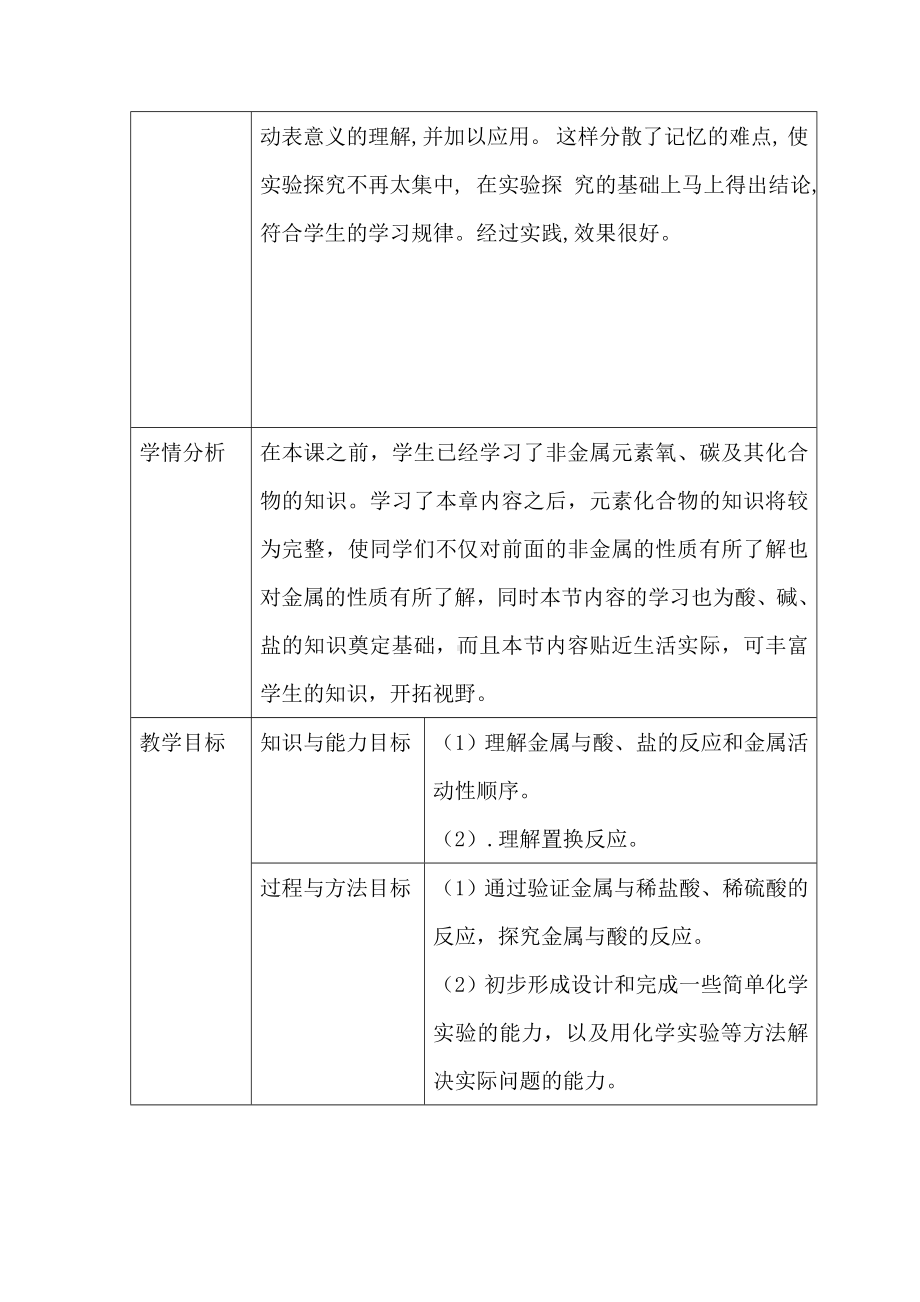 (名师整理)化学九年级下册《第8单元-课题2-金属的化学性质》优秀教案.doc_第2页