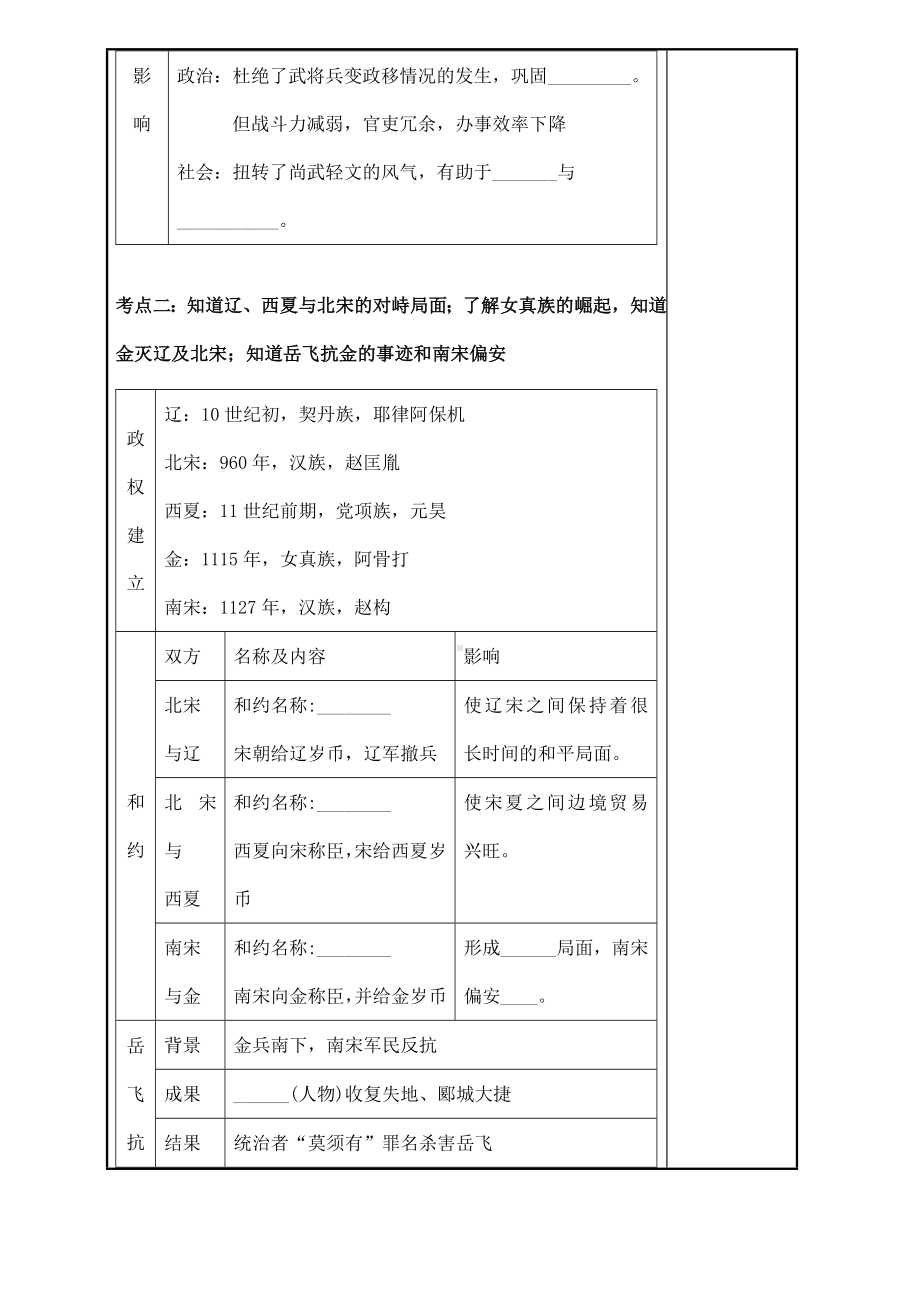 (名师整理)最新中考部编版历史《辽宋夏金元-民族关系的发展和社会变化》复习导学案.doc_第2页