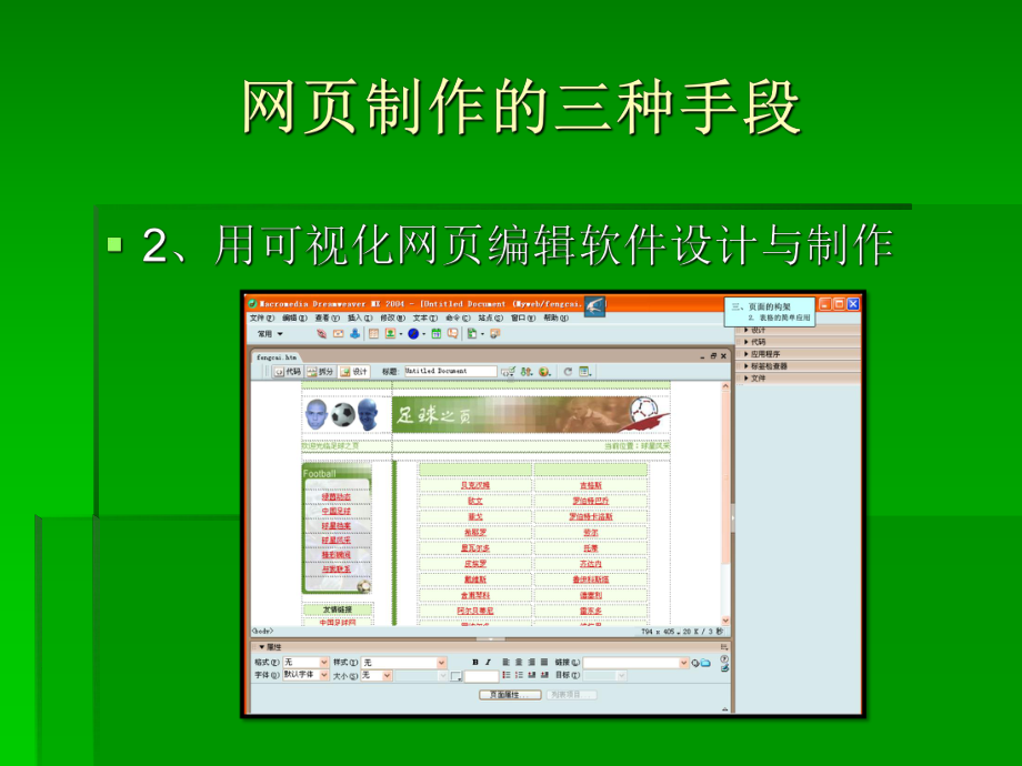 网站制作的三种方法.ppt_第3页