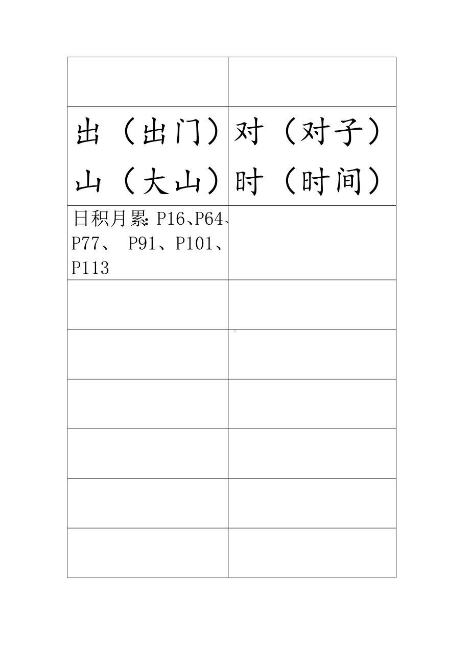 (完整版)部编版一年级上册形近字.doc_第3页