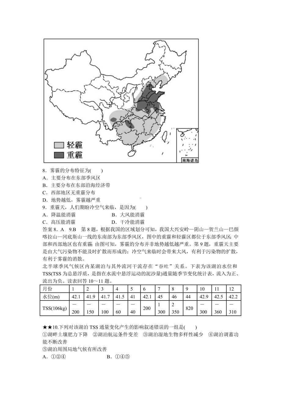 (完整版)第二章区域生态环境建设复习题.doc_第2页