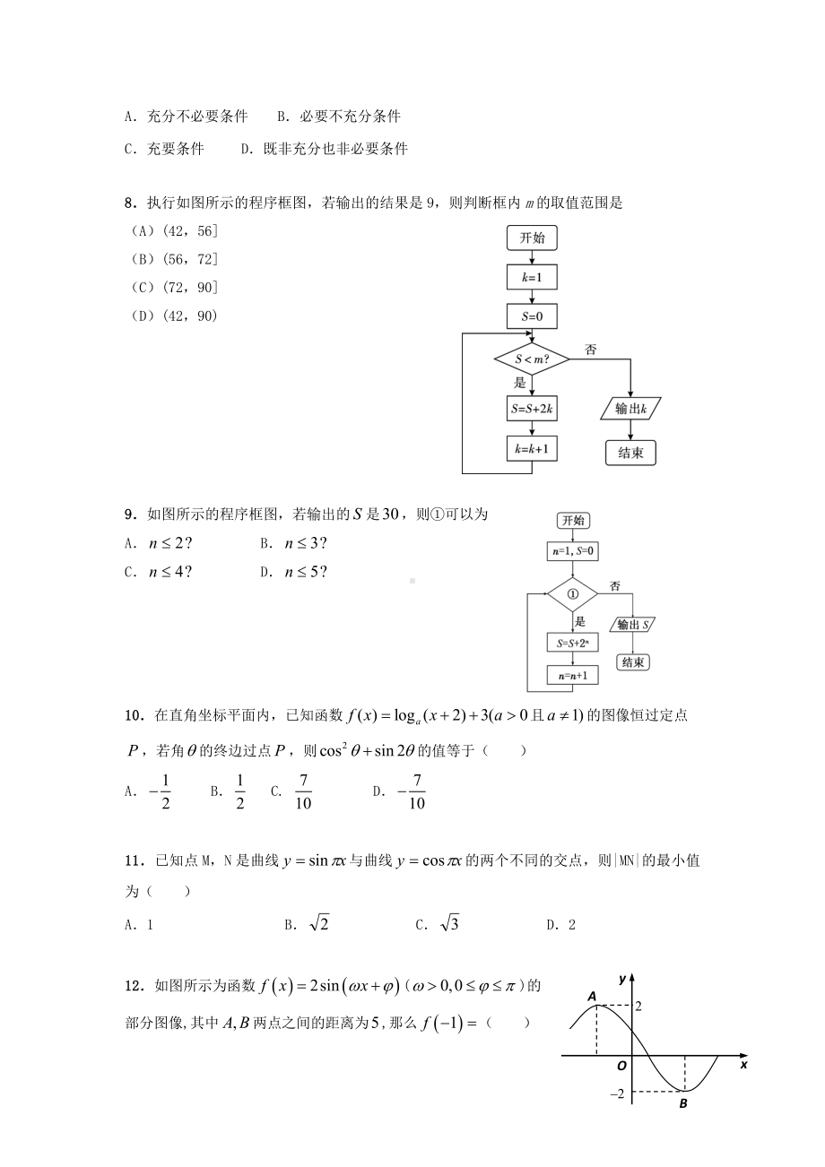 (完整版)高考文科数学重点题型(含解析).doc_第2页