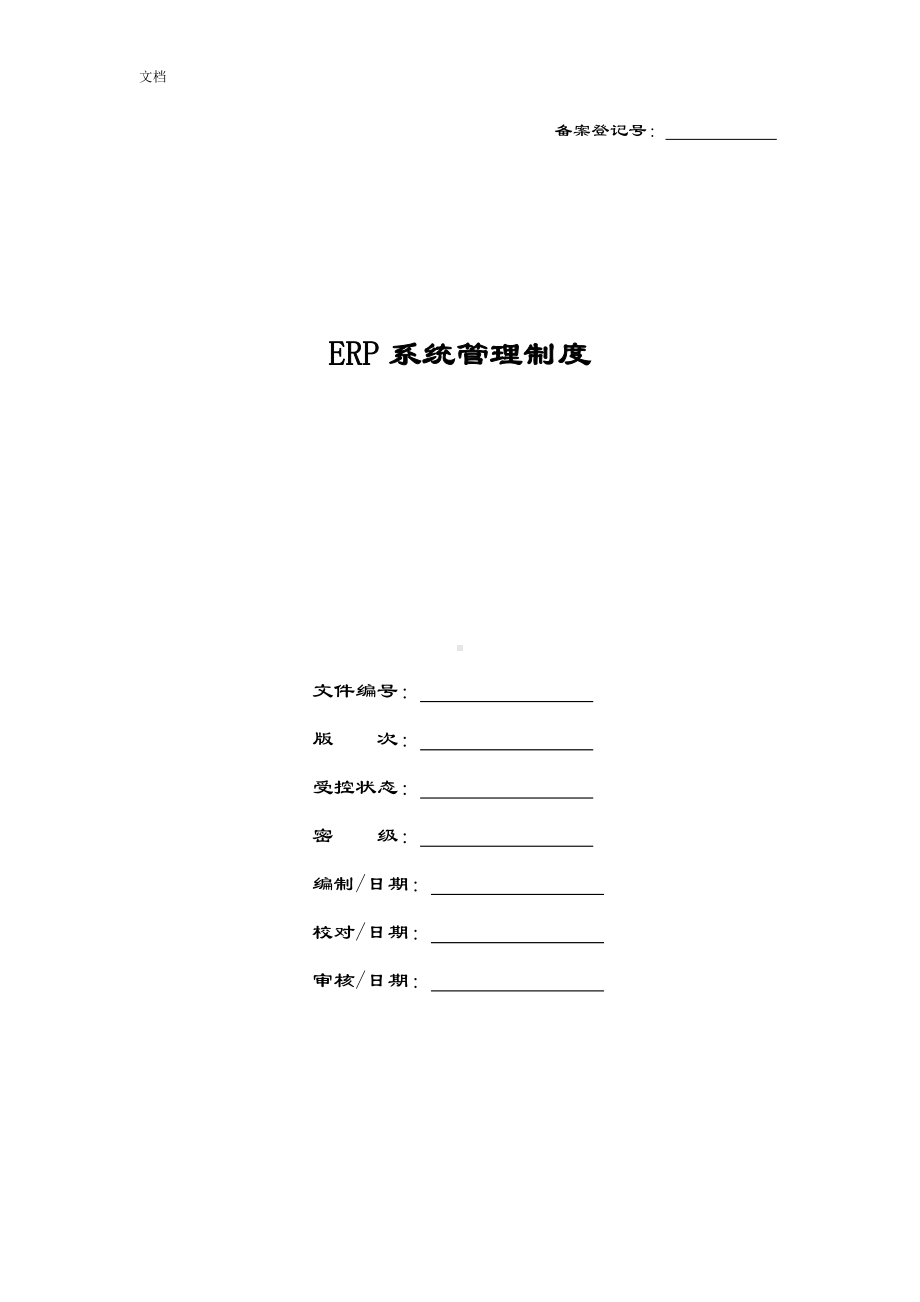 ERP系统管理系统规章制度.doc_第1页