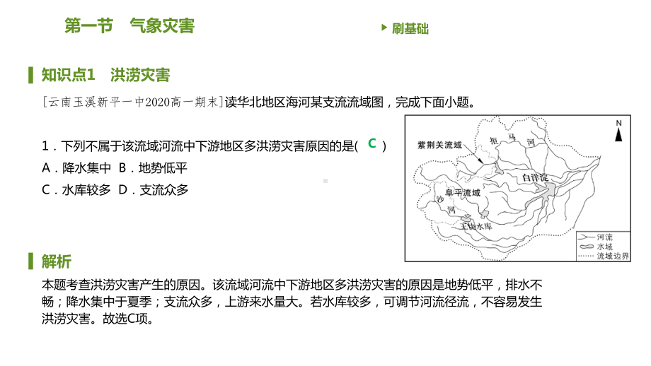 第六章第一节　气象灾害 习题ppt课件-2023新人教版（2019）《高中地理》必修第一册.pptx_第3页