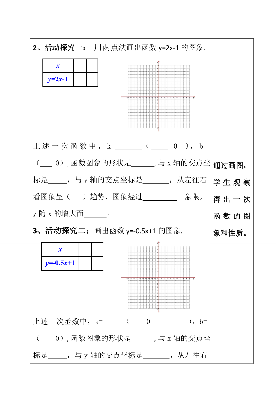 19.2.2-一次函数的图象和性质-优秀教案设计.doc_第3页