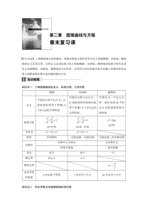 17-18版：第二章-圆锥曲线的章末复习课(步步高).docx