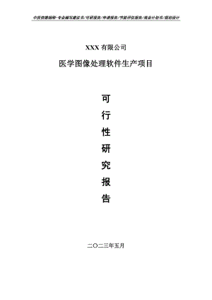 医学图像处理软件生产项目可行性研究报告建议书.doc