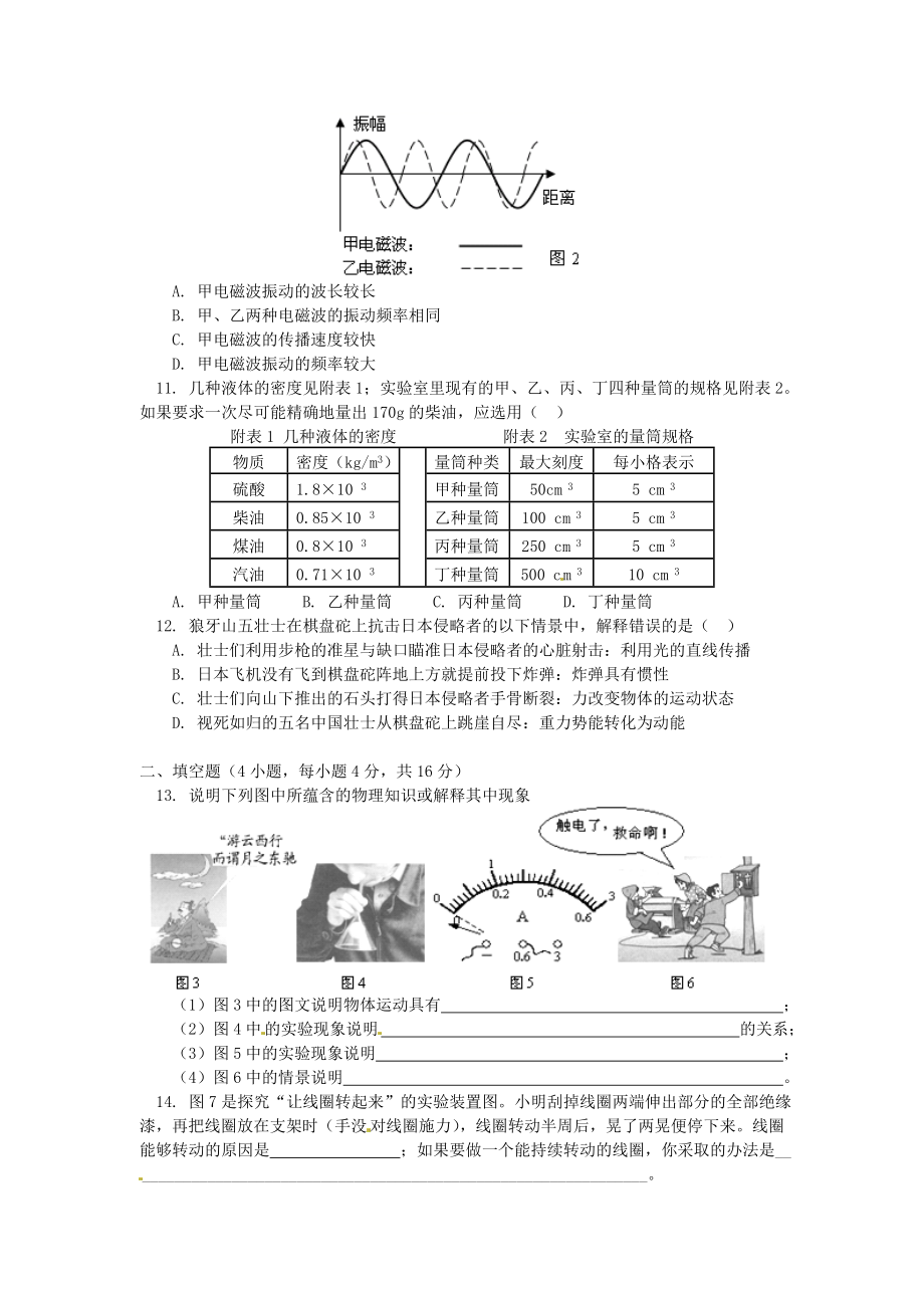 2021年中考物理二轮复习：综合复习.doc_第2页