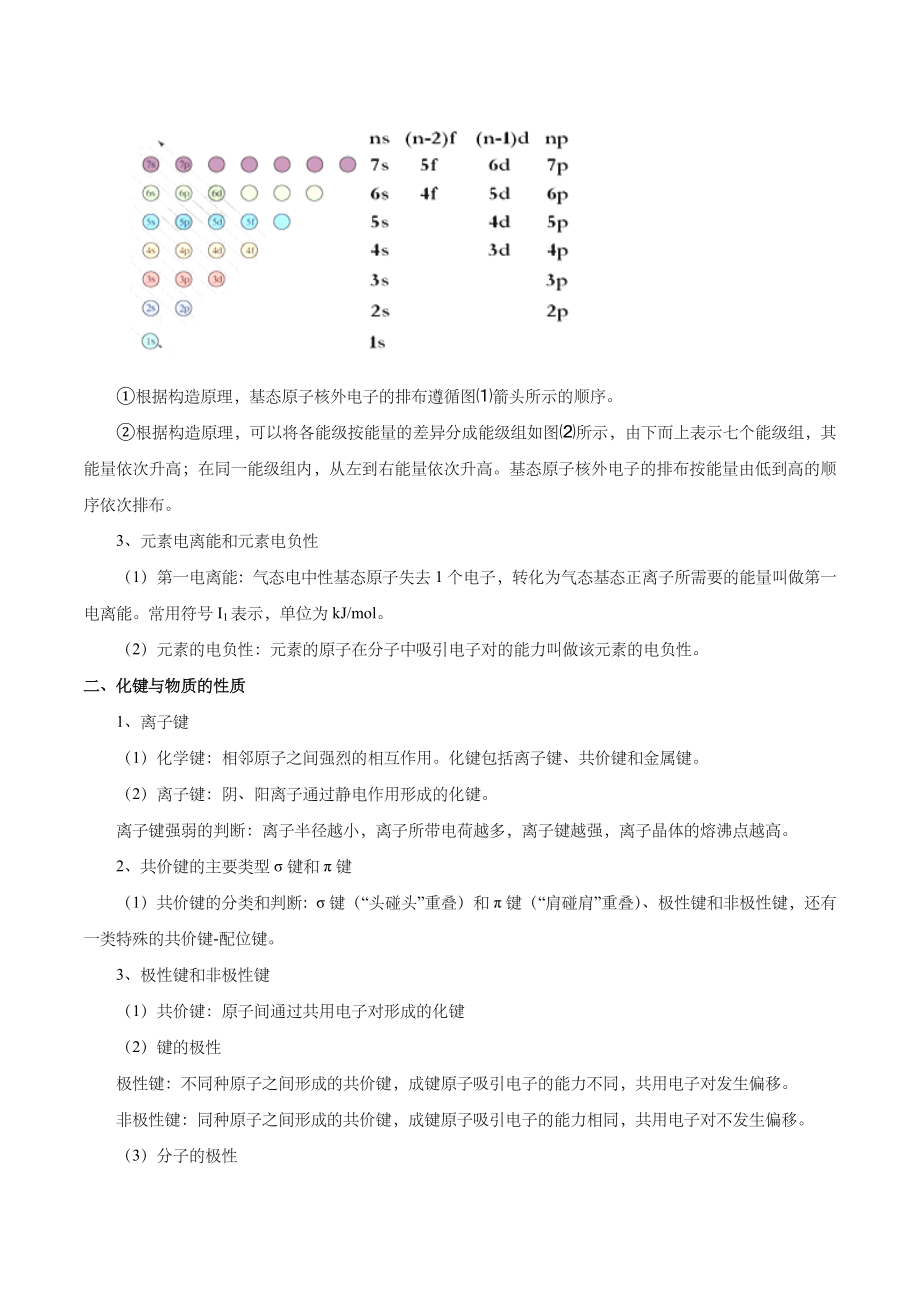 2021届新高考二轮复习导练：物质结构与性质.docx_第2页