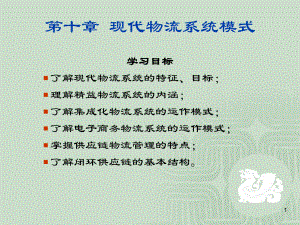 清华大学课件现代物流系统模式.ppt