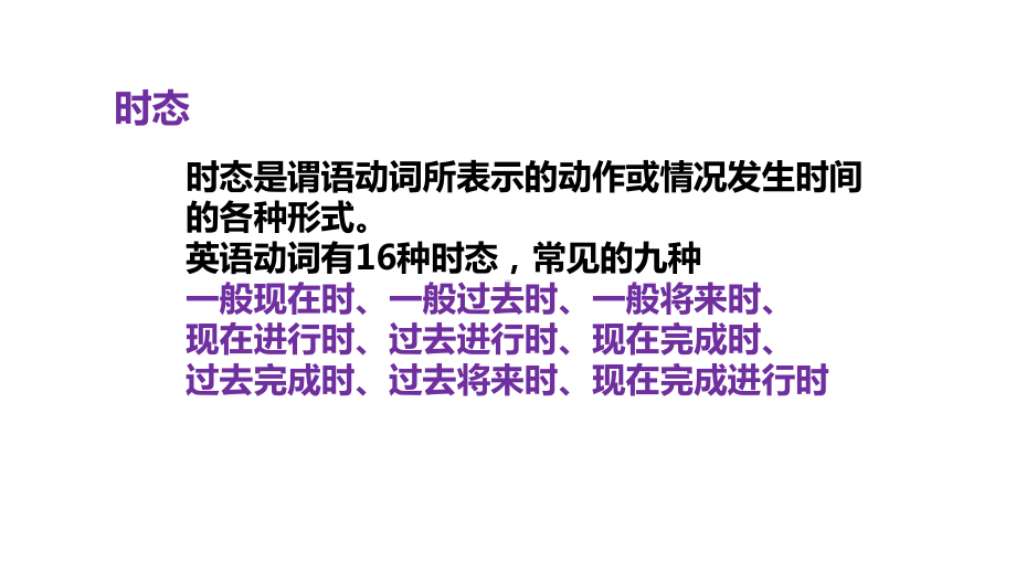 高考英语二轮复习课件：专题九时态与语态(共58张PPT).ppt_第2页