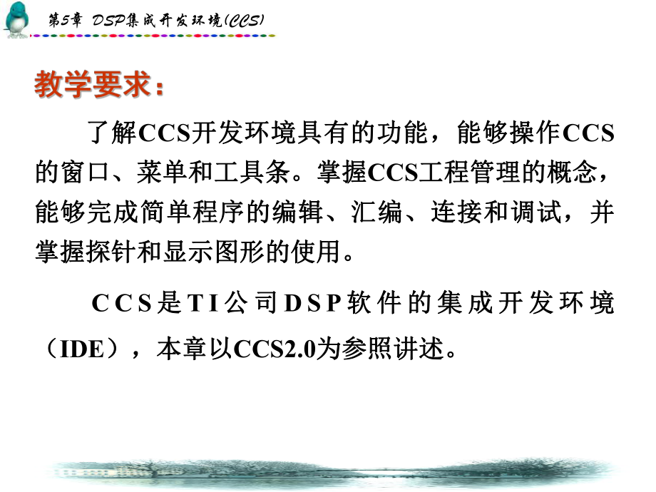 第5章：DSP集成开发环境(CCS).ppt_第1页