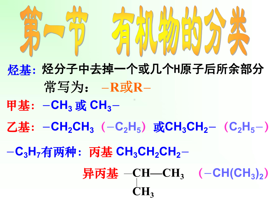 第一节 有机化合物分类 .ppt_第1页