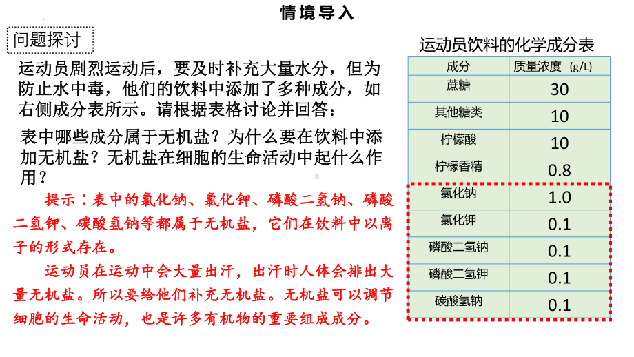 2.2细胞中的无机物 ppt课件-2023新人教版（2019）必修第一册.pptx_第3页