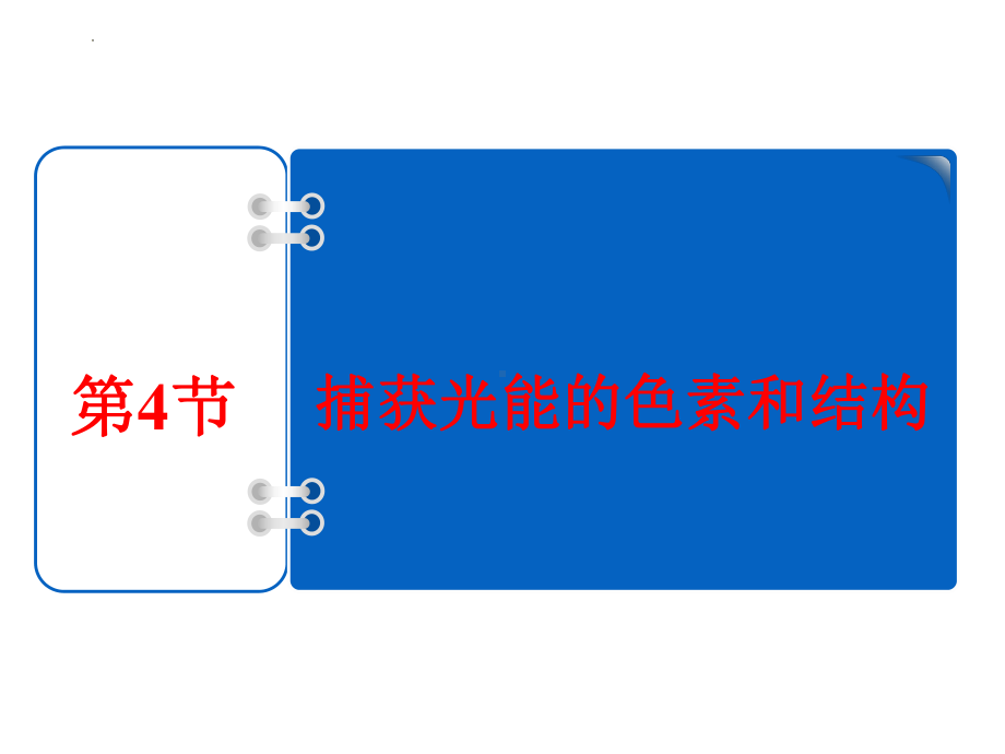 5.4光合作用1 捕获光能的色素和结构 ppt课件-2023新人教版（2019）必修第一册.pptx_第2页