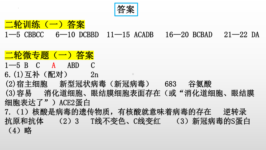 二轮复习 ppt课件01 病毒专题+组成细胞的分子-2023新人教版（2019）必修第一册.pptx_第2页