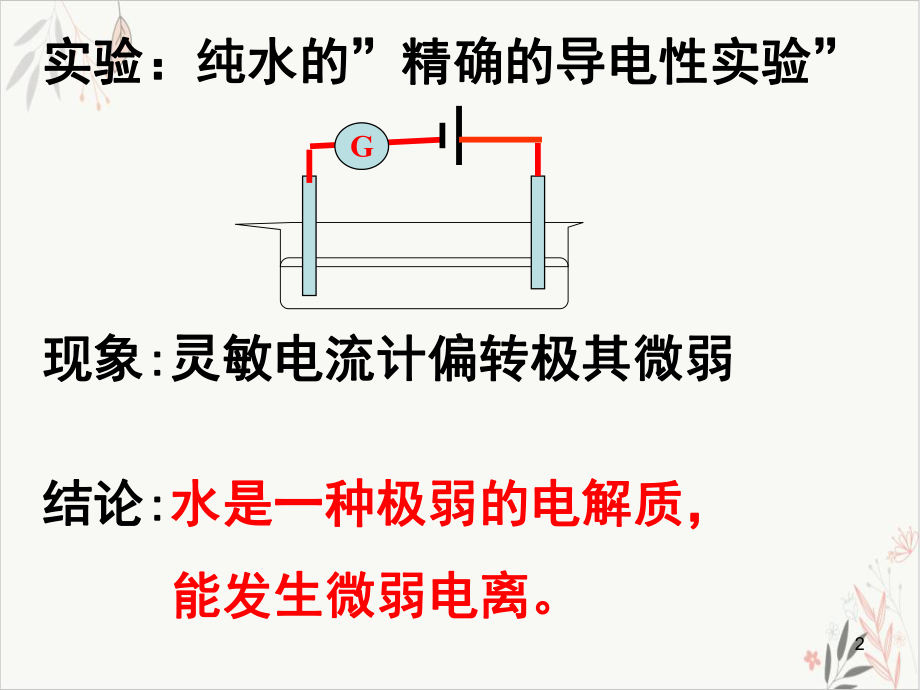 《水的电离》精美教学课件人教版1.ppt_第2页