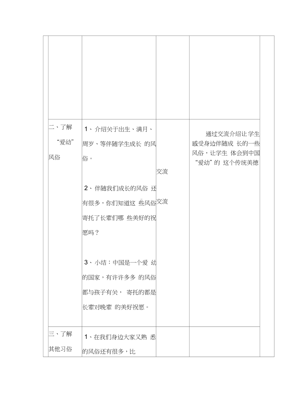 最新人教部编版道德与法治四年级下册第一单元《感受家乡文化关心家乡发展》(含3个课题)教学设计.doc_第3页