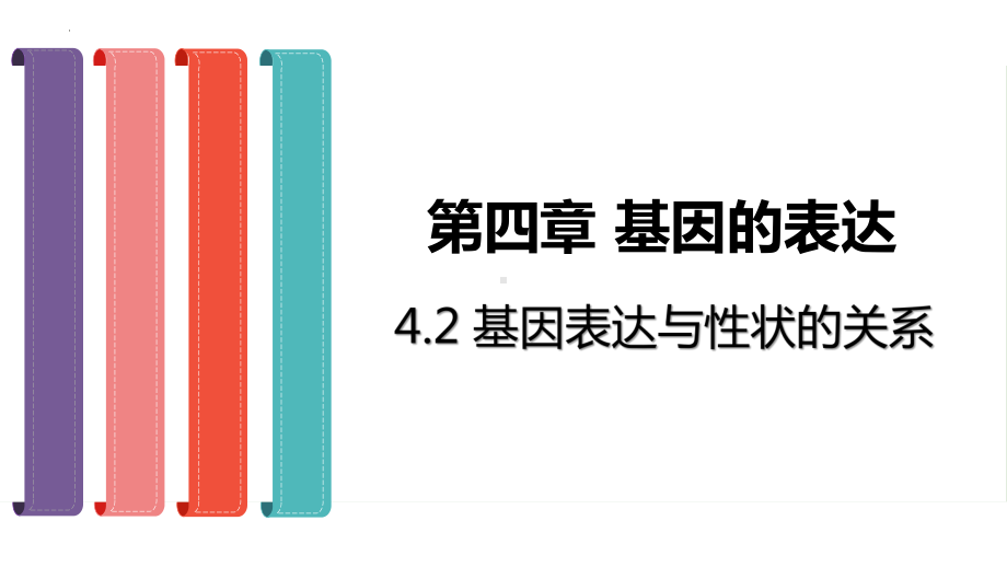 4.2基因表达与性状的关系 ppt课件(2)-2023新人教版（2019）《高中生物》必修第二册.pptx_第2页