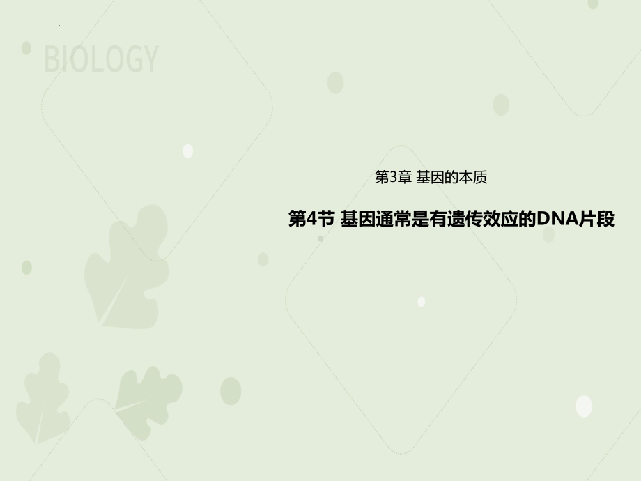 3.4基因通常是有遗传效应的DNA片段 ppt课件(1)-2023新人教版（2019）《高中生物》必修第二册.pptx_第1页