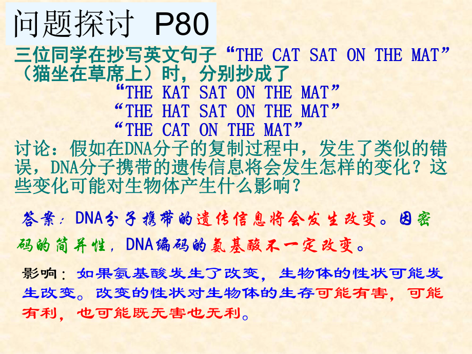 5.1基因突变和基因重组 ppt课件 (2)-2023新人教版（2019）《高中生物》必修第二册.pptx_第2页