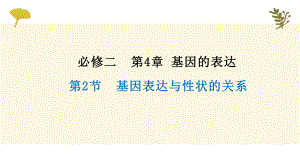 4.2基因表达与性状的关系 ppt课件（0002）(4)-2023新人教版（2019）《高中生物》必修第二册.pptx