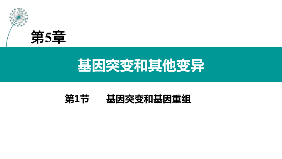 5.1基因突变和基因重组 ppt课件（0002）(1)-2023新人教版（2019）《高中生物》必修第二册.pptx_第1页