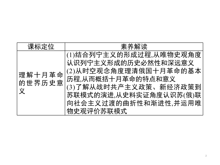 十月革命的胜利与苏联的社会主义实践优质教学课件统编版高中历史必修中外历史纲要.pptx_第2页