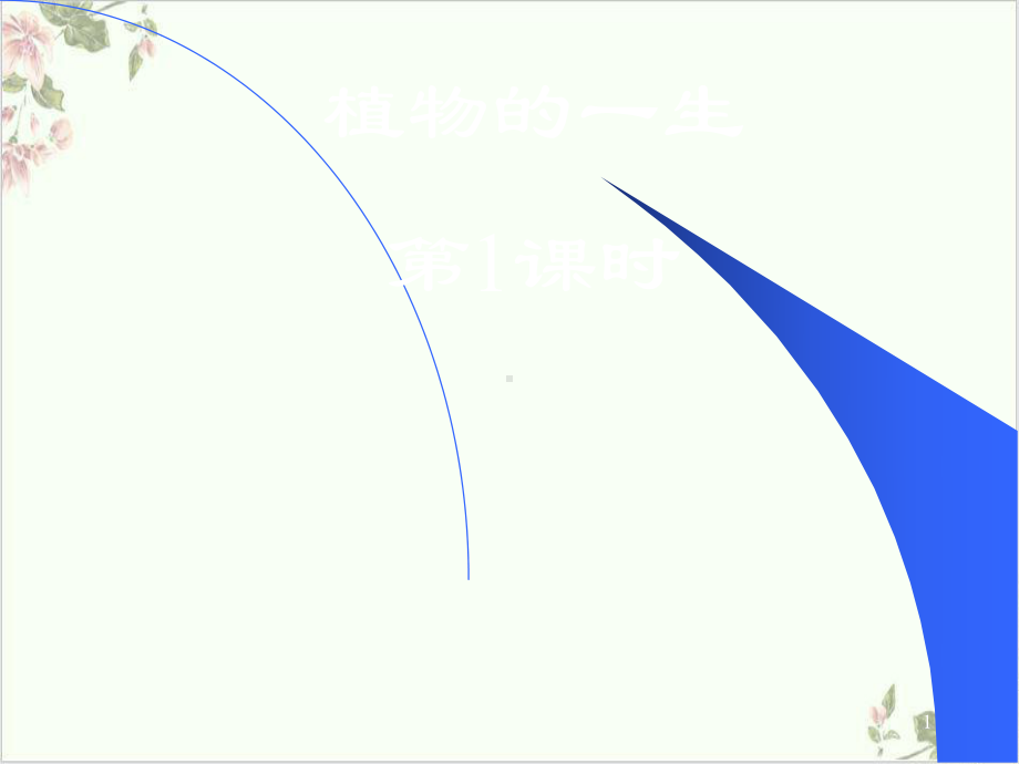 植物的一生精美教学课件浙教版3.ppt_第1页