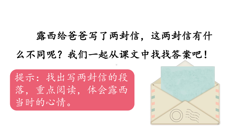 人教部编版一封信语文二年级上册第二课时教学课件.pptx_第2页