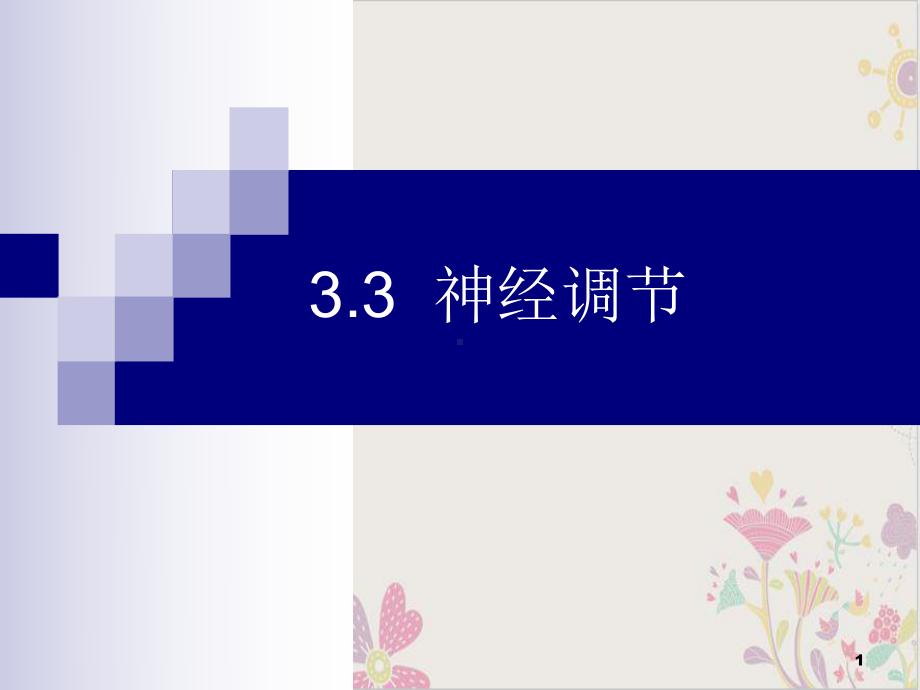 浙教版科学八年级上《神经调节》精美教学课件1-讲义.ppt_第1页